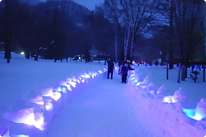 雪と光の幻想世界［日光・日光市］