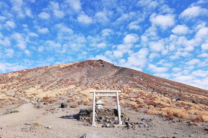 高千穂河原から、高千穂峰への登山ルート