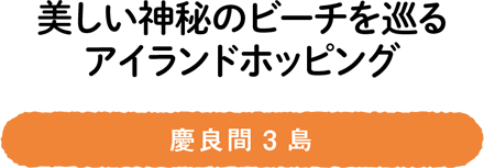 美しい神秘のビーチを巡るアイランドホッピング／慶良間3島