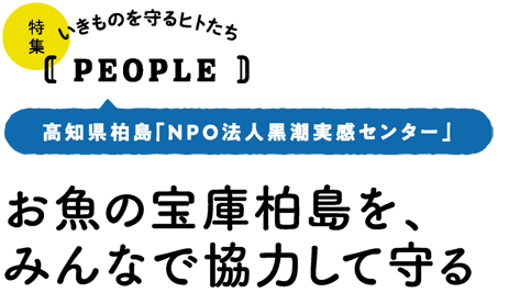 いきものを守るヒトたち【PEOPLE】高知県柏島「NPO法人黒潮実感センター」／お魚の宝庫柏島を、みんなで協力して守る