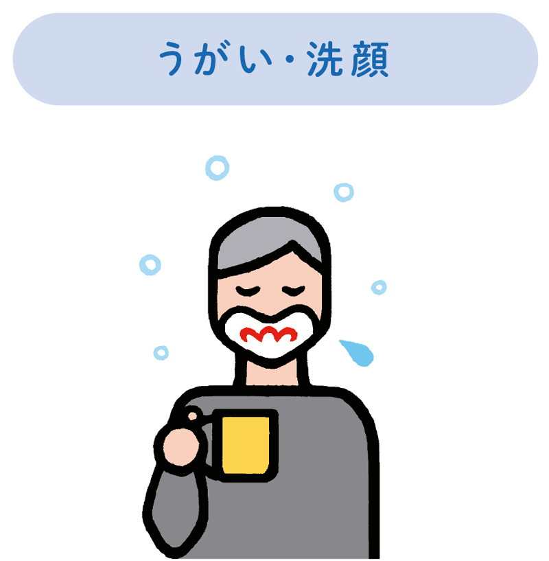 うがい・洗顔