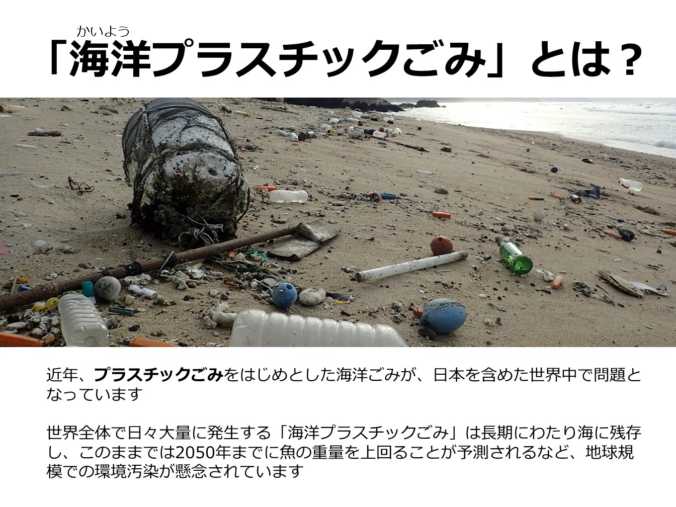 「プラスチック・スマート」キャンペーンに参加しよう！