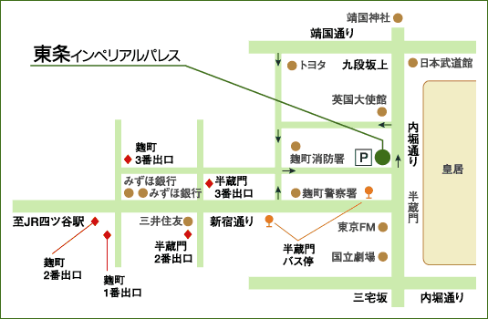 東条インペリアルパレス　交通案内図
