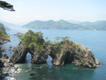 穴通磯・碁石海岸の風景