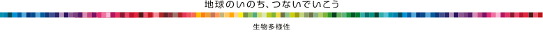 地球のいのち、つないでいこう　生物多様性