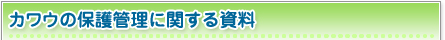カワウの保護管理に関する資料