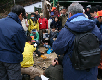 くくりわな実演（大阪府会場）