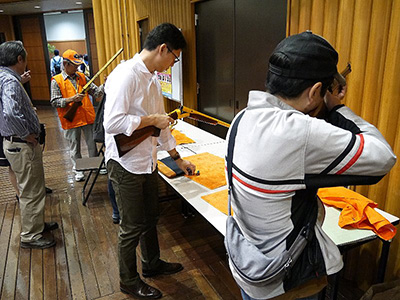 模擬銃展示（熊本県会場）