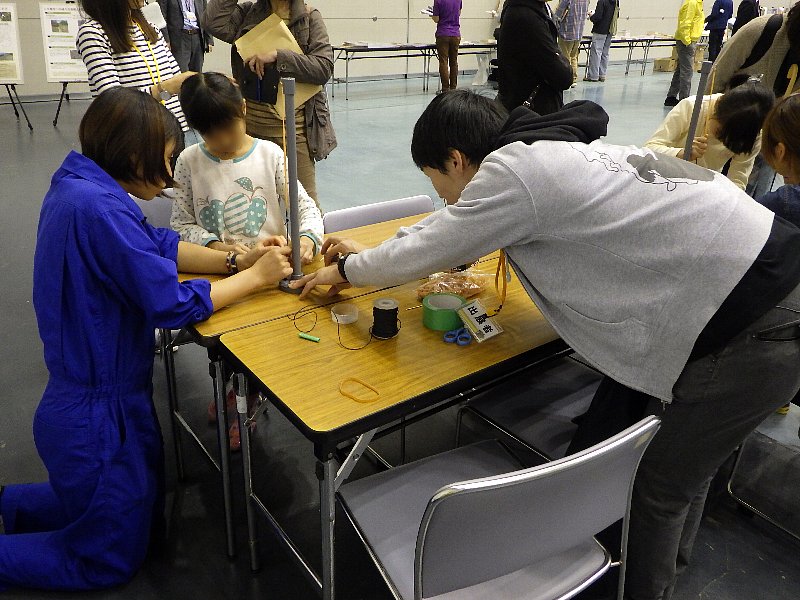 ゆびくくりわなの作成体験（三重県会場）