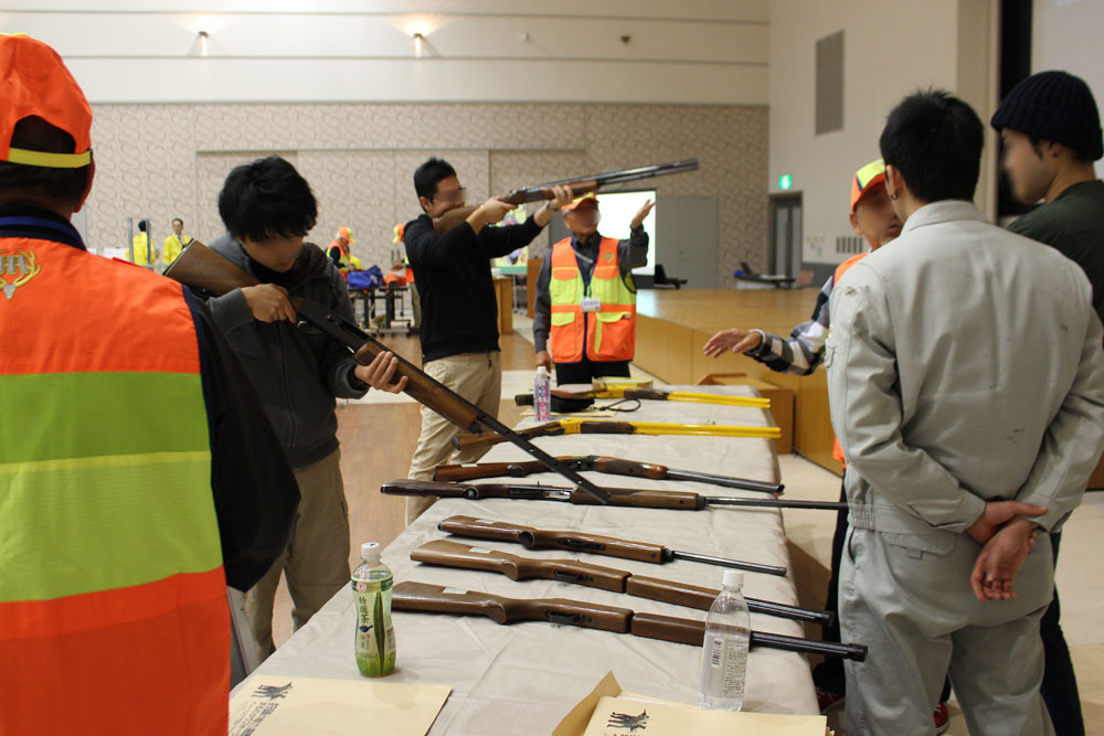 模擬銃展示（徳島県会場）