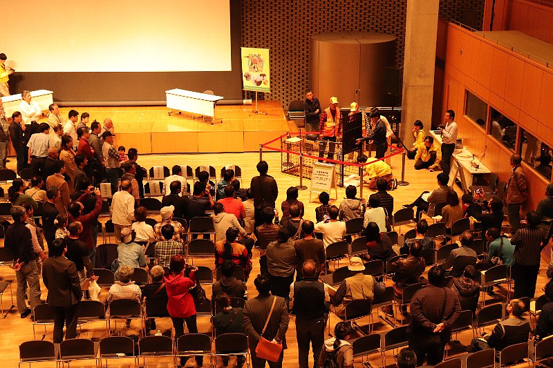 箱わな実演（大分県会場）