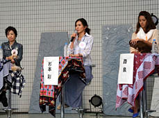 トークショーに出演した浅田美代子さん、杉本彩さん、森泉さん