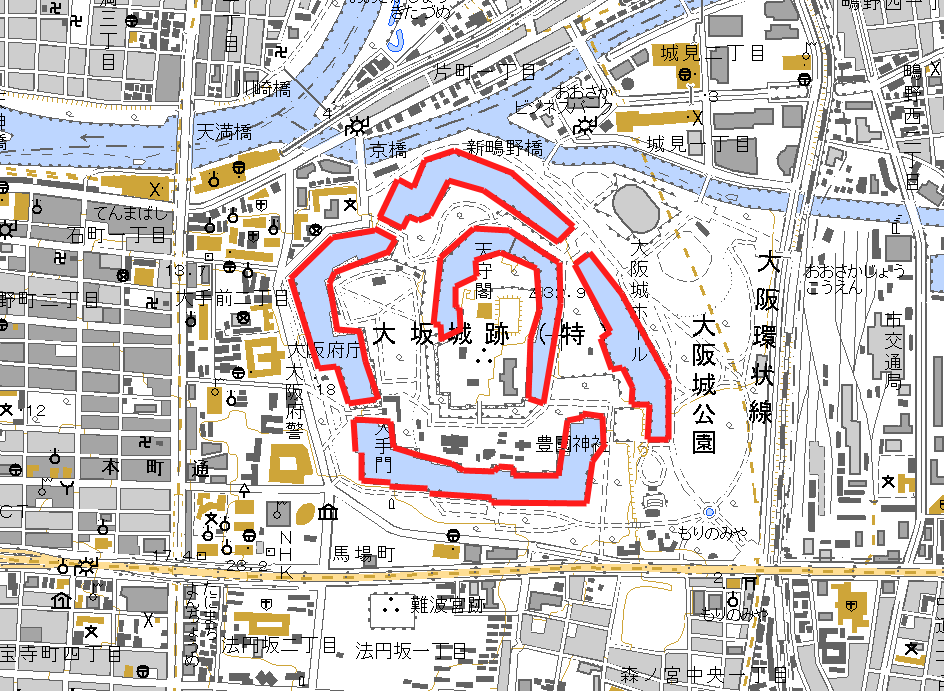 調査地の概要 大阪城公園