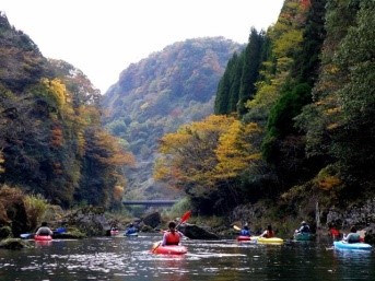 蘇陽峡カヌー体験 