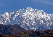 北アルプス立山連峰の名峰剱岳