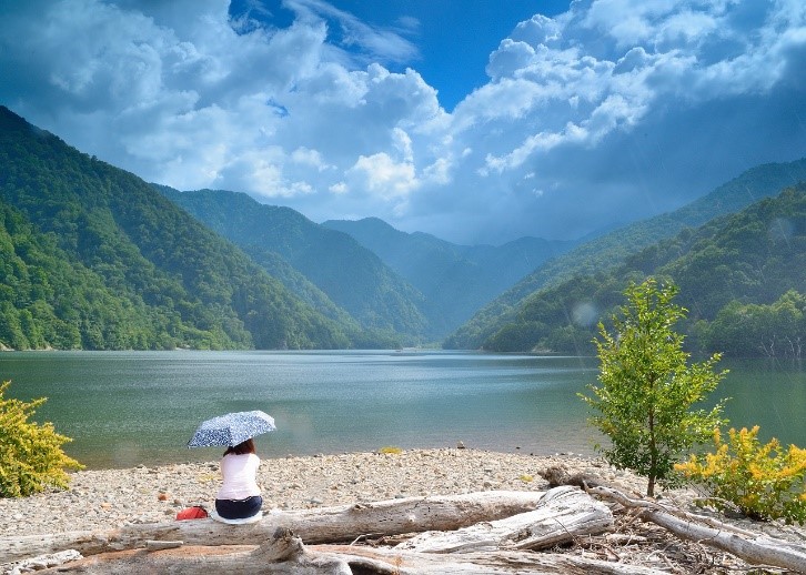 大白川　白水湖