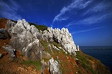 神島のカルスト地形