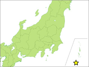 南硫黄島原生自然環境保全地域位置図