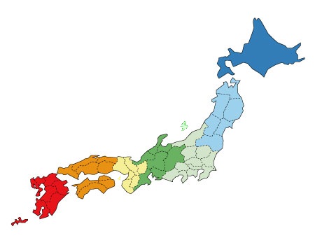 重要湿地日本地図