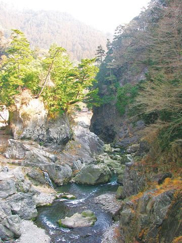 鳩ノ巣渓谷（町営鳩ノ巣駐車場）