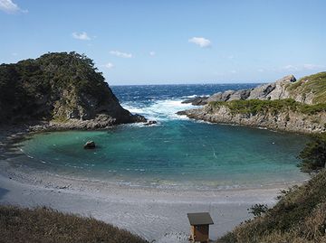 式根島泊海岸