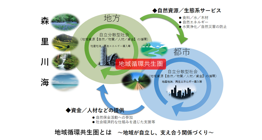 地域循環共生圏とは ~地域が自立し、支え合う関係づくり~