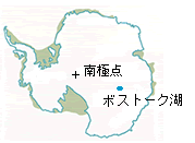 ボストーク湖地図