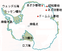 日本の基地と位置