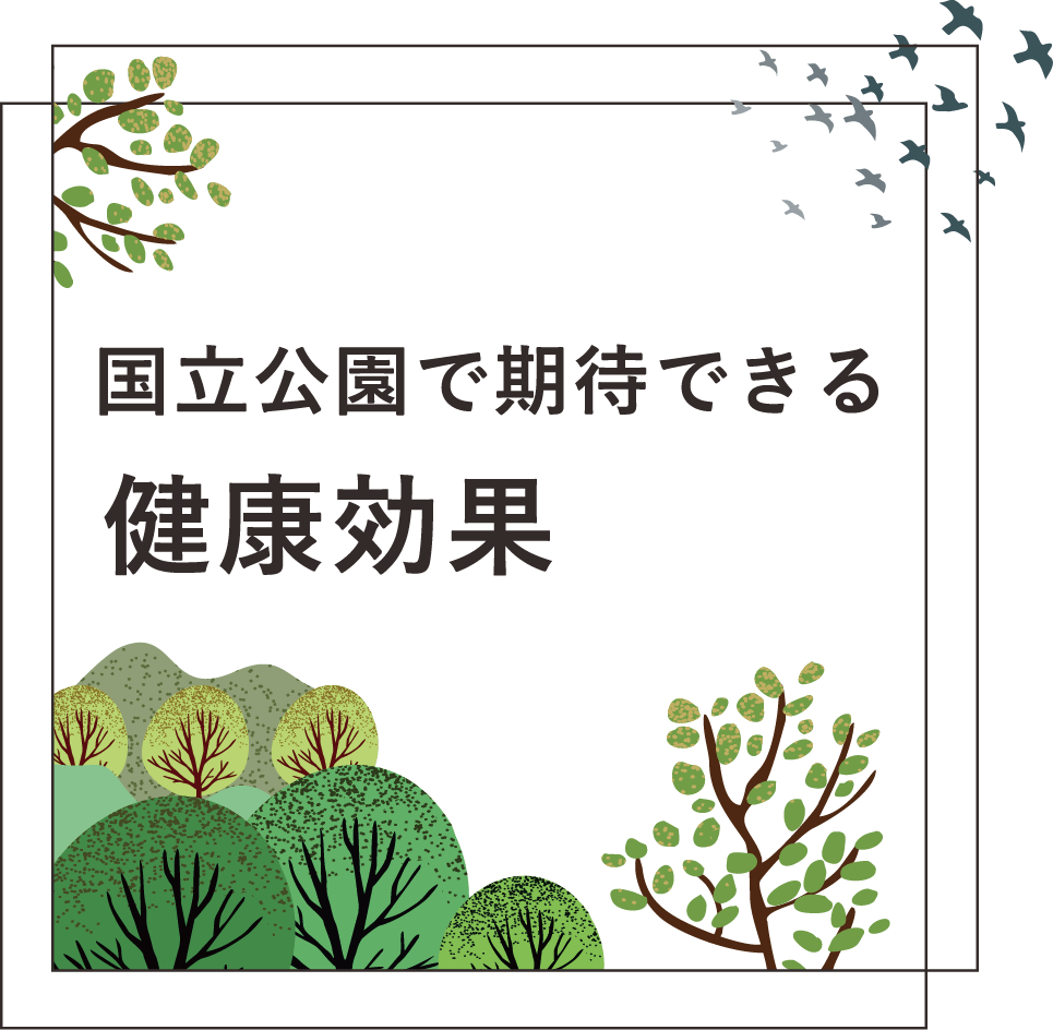 国立公園で期待できる健康効果