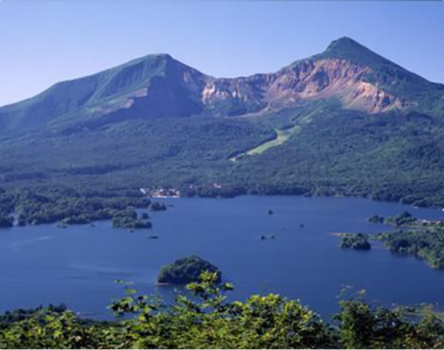 磐梯地区 磐梯山と桧原湖