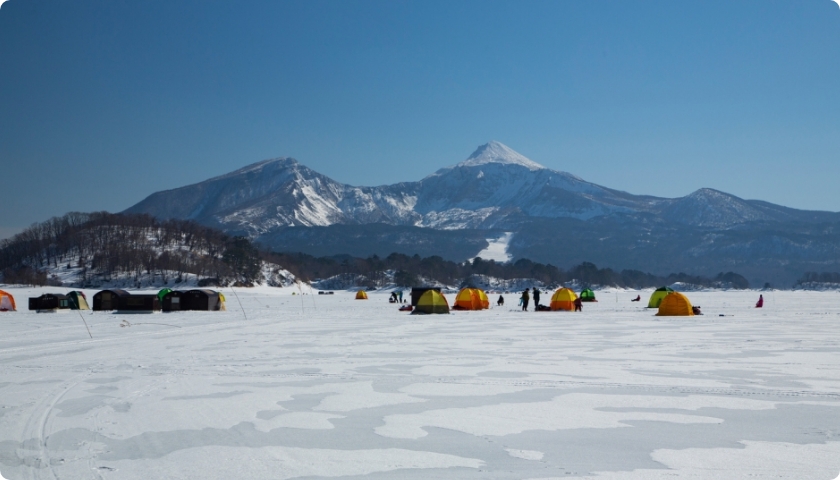 ワカサギ釣り（桧原湖）