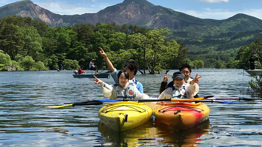 【写真】カヤック（檜原湖、猪苗代湖）