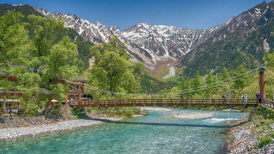 【写真】河童橋（上高地）