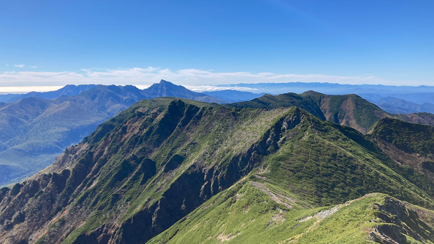 【写真】石狩連峰縦走線