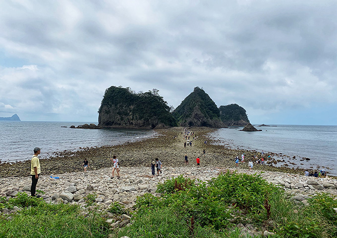 【サムネイル】堂ヶ島のトンボロ