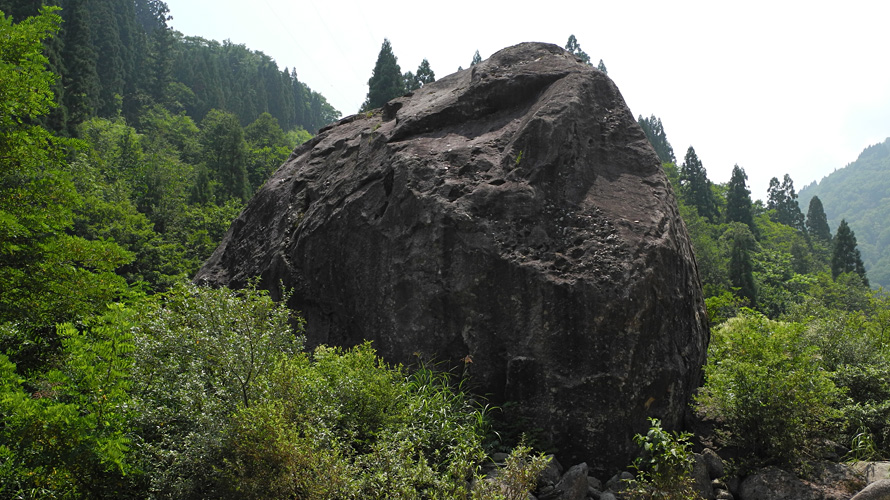 【写真】白峰 百万貫の岩