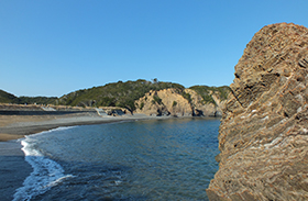 名田大野浜の写真