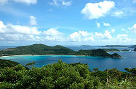 高月山展望台から北を見るの写真