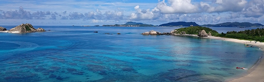 【写真】渡嘉敷島海水浴のんびりコース