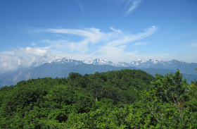 大渚山山頂の大パノラマの写真