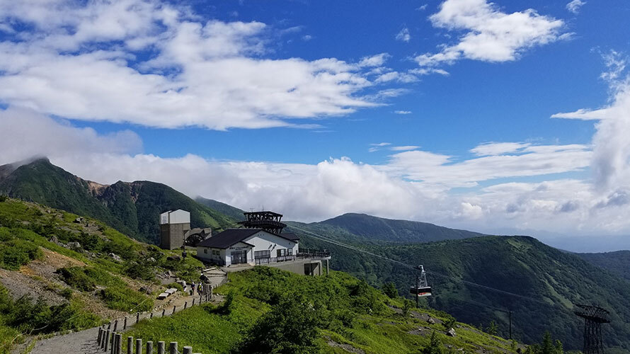 【写真】那須ロープウェイ（山麓駅）