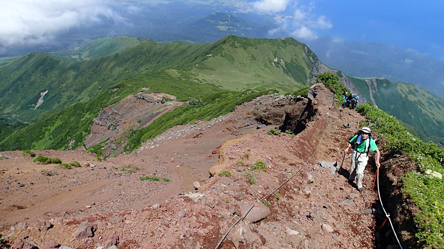 【写真】利尻山登山