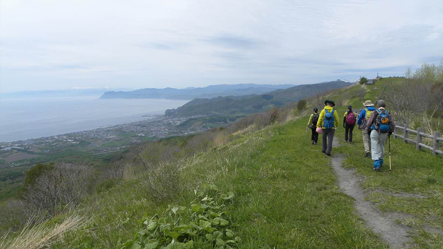 【写真】有珠山登山道