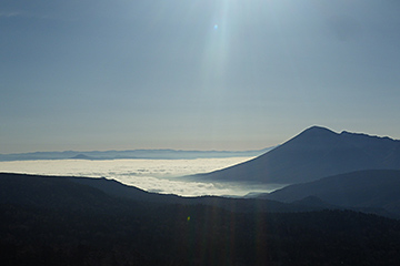 見返峠駐車場展望台からの風景