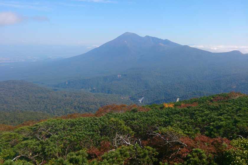 名峰の眺め