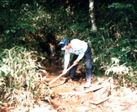 登山道の整備