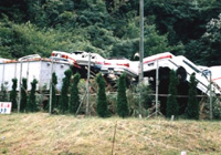 廃車の集積