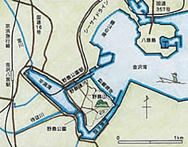 野島周辺の地図画像