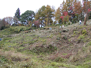 神於山保全くらぶの活動フィールド（神於山保全くらぶ提供）