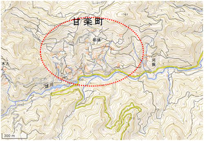 秋畑那須 位置図